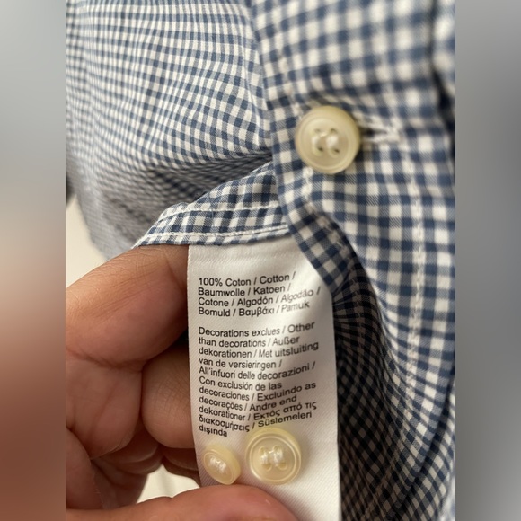 Men’s Lacoste Long Sleeve Shirt Size 40 Regular fit - Picture 3 of 5